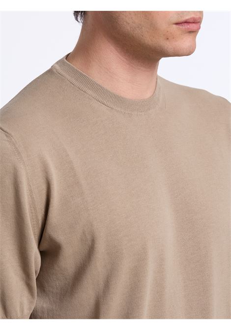 SHORT-SLEEVE COTTON SWEATER - BEIGE LUIGI BORRELLI - NAPOLI | 16KN1012-CCK10013- 03