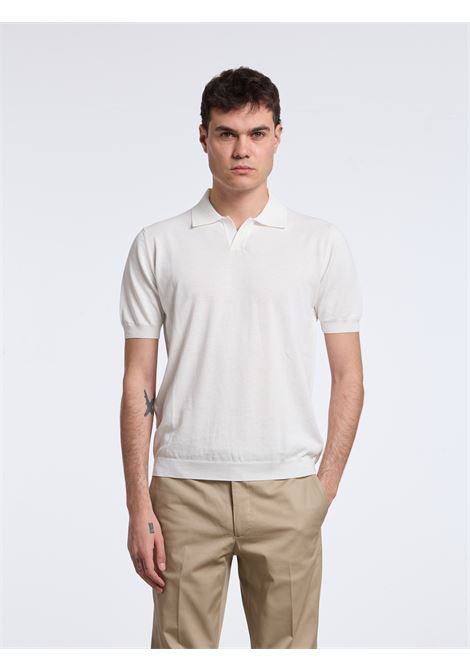 SKIPPER SHORT-SLEEVE POLO - WHITE LUIGI BORRELLI - NAPOLI | 16KN1015-CCK10013- 01