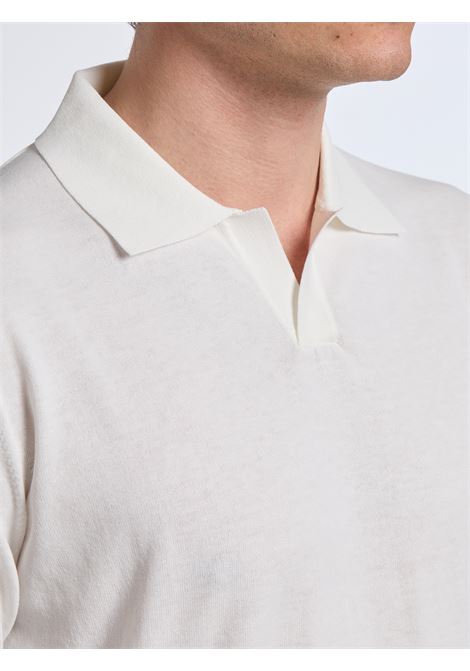 SKIPPER SHORT-SLEEVE POLO - WHITE LUIGI BORRELLI - NAPOLI | 16KN1015-CCK10013- 01