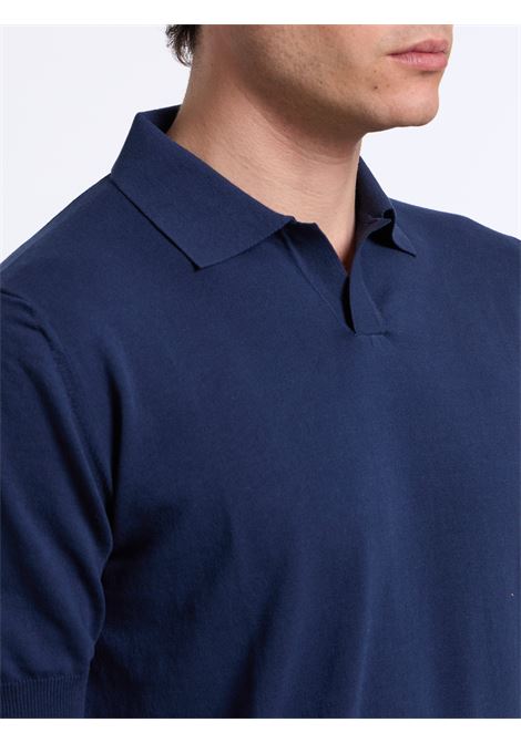SKIPPER SHORT-SLEEVE POLO - BLUE LUIGI BORRELLI - NAPOLI | 16KN1015-CCK10013- 11