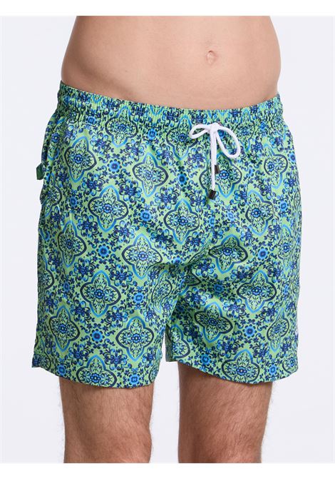 SWIM SHORTS - GREEN LUIGI BORRELLI - NAPOLI | BW1002- 02