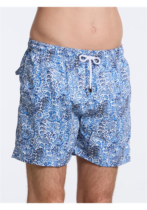 SHORTS DA BAGNO - BIANCO/BLU