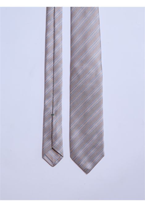 SARTORIAL TIE - BEIGE LUIGI BORRELLI - NAPOLI | CR621005- 06