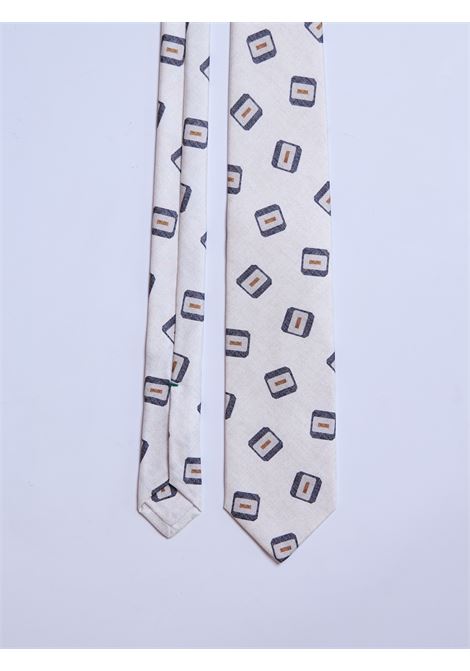 SARTORIAL TIE - OFF WHITE LUIGI BORRELLI - NAPOLI | CR621006- 05