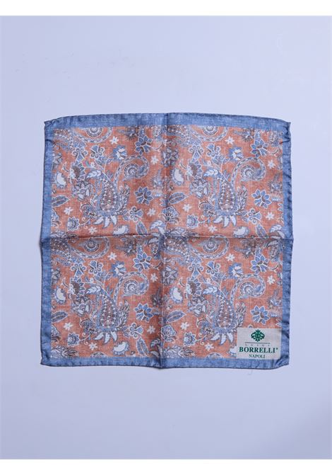SILK POCKET SQUARE - ORANGE LUIGI BORRELLI - NAPOLI | PO1004- 3