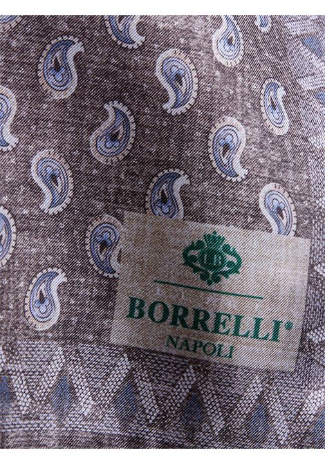 POCHETTE DA TASCHINO IN SETA - MARRONE LUIGI BORRELLI - NAPOLI | PO1005- 5