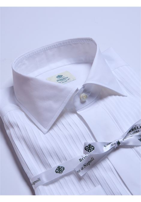 CAMICIA SMOKING POLSO GEMELLO - BIANCO LUIGI BORRELLI - NAPOLI | POLITEAMA- 1