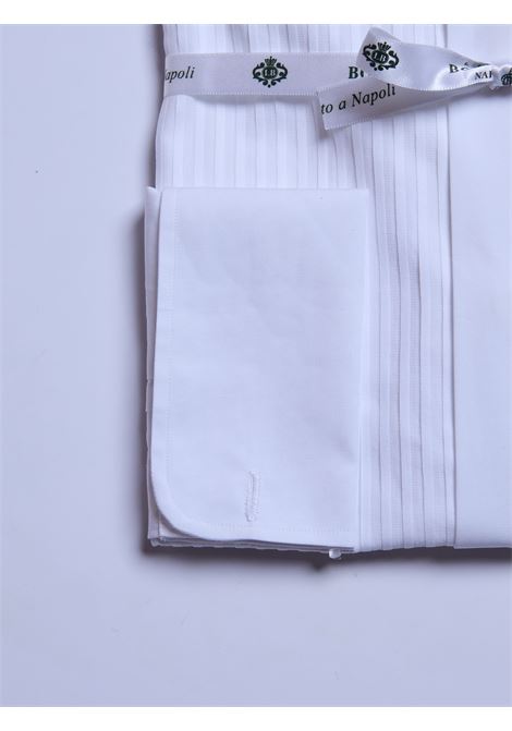 CAMICIA SMOKING POLSO GEMELLO - BIANCO LUIGI BORRELLI - NAPOLI | POLITEAMA- 1