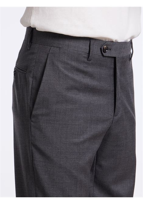 PANTALONE CLASSICO NO PENCES LANA - GRIGIO SCURO LUIGI BORRELLI - NAPOLI | PTSP-CCK201024- 02