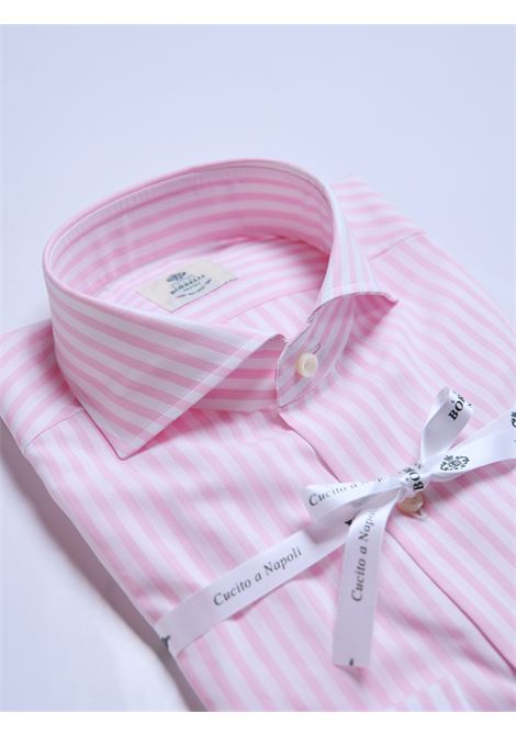 CAMICIA COTONE RIGHE - ROSA LUIGI BORRELLI - NAPOLI | SR11006- 02