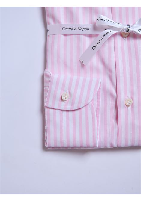 CAMICIA COTONE RIGHE - ROSA LUIGI BORRELLI - NAPOLI | SR11006- 02