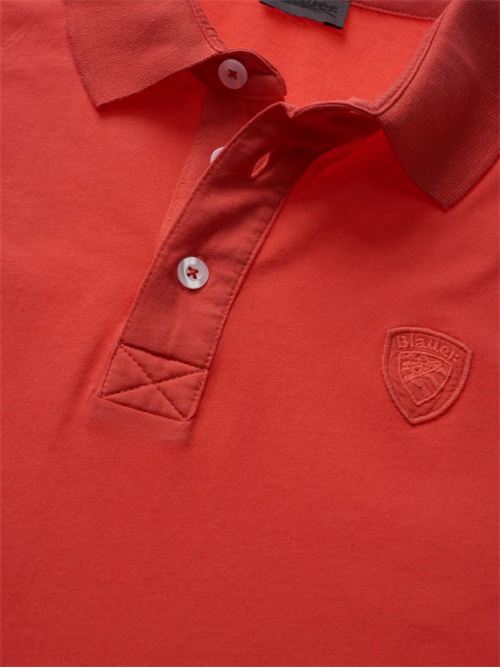 Polo uomo in jersey. BLAUER | 23SBLUT02366453