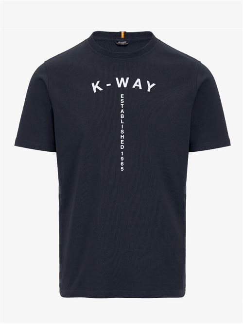 t-shirt stampa rilievo K-WAY | K41318WK89
