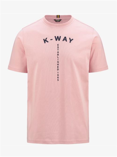 t-shirt stampa rilievo K-WAY | K41318WW7C