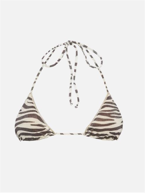 Bikini a triangolo MC2 | LEAH OVERLOCK 01444HLUREX ZEBRA 11