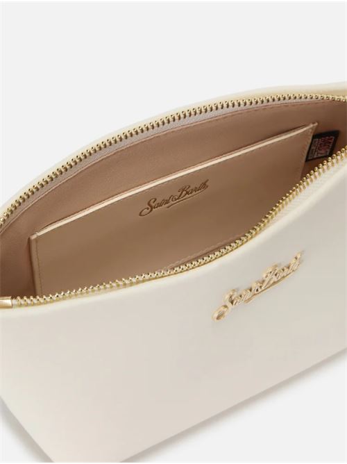 Borsa Aline in pelle liscia bianca MC2 | 01506 ALINELEATHER 10