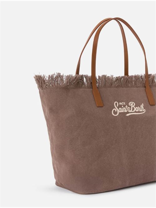 Borsa Shopper City Regular canvas marrone MC2 | CITY 0174218