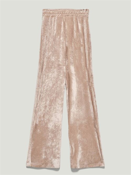 Pantalone dritto in ciniglia HINNOMINATE | HNW1034NOCCIOLA