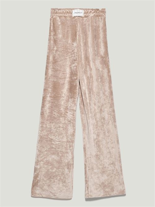 Pantalone dritto in ciniglia HINNOMINATE | HNW1034NOCCIOLA
