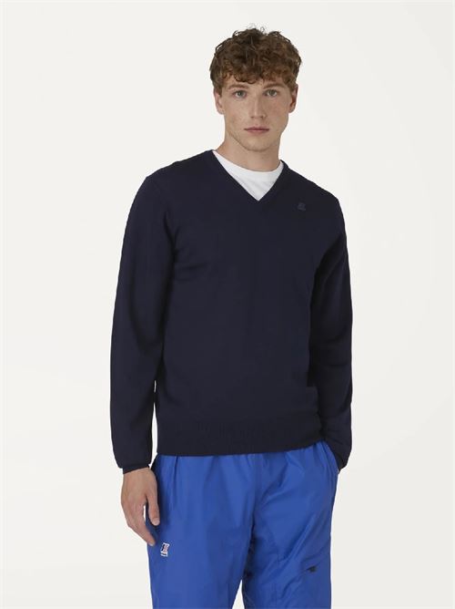 maglione scollo a v K-WAY | K 61128WK89
