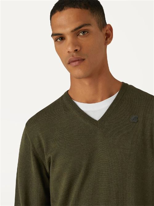 maglione scollo a v K-WAY | K 61128WWMR