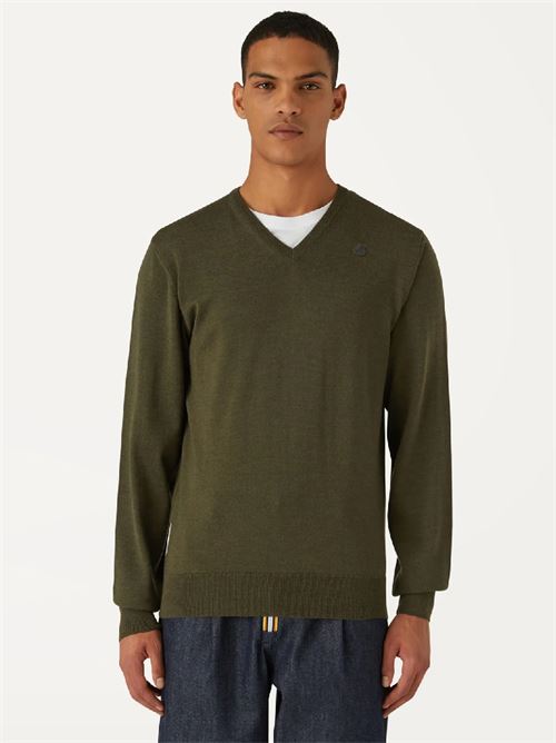 maglione scollo a v K-WAY | K 61128WWMR