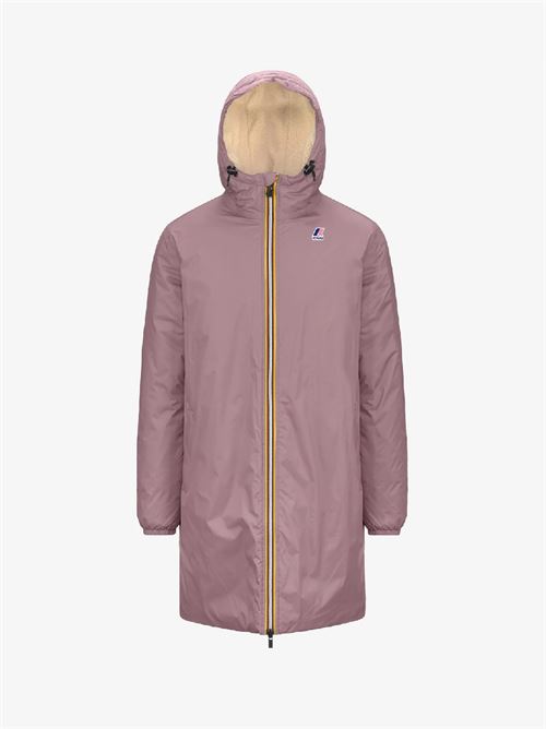 giubbino lungo imbottito teddy K-WAY | K3114KWWH3