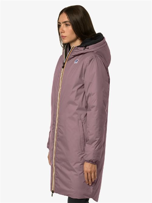 giubbino lungo imbottito teddy K-WAY | K3114KWWH3
