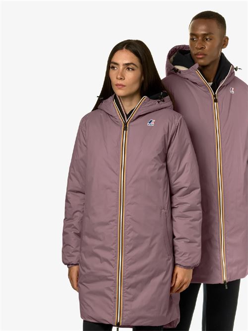 giubbino lungo imbottito teddy K-WAY | K3114KWWH3