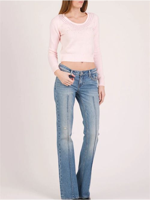 Maglione con collo arrotondato MET | M7 055 LAYLAPINK CLAY