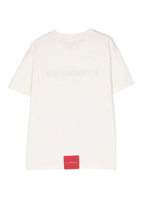 T-SHIRT CON LOGO A CONTRASTO SUL DAVANTI RICHMOND | NAOFEROFCLOUD/BLK