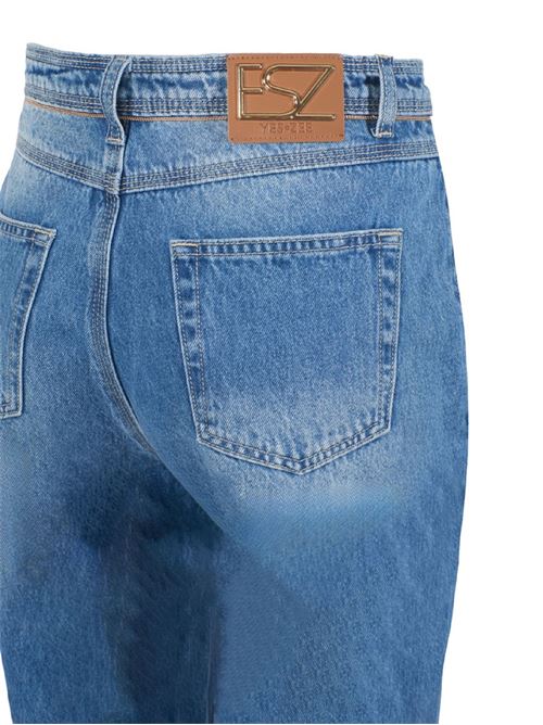 JEANS DONNA 5 TASCHE CON BASCHINA YES ZEE | P331P714J 726