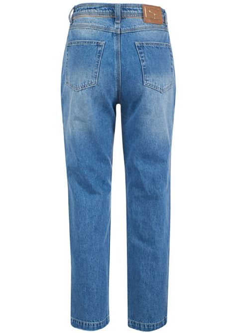 JEANS DONNA 5 TASCHE CON BASCHINA YES ZEE | P331P714J 726