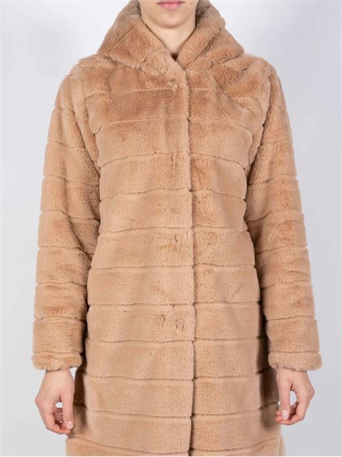 Giaccone in ecopelliccia GIO CELLINI | EP033BEGIE