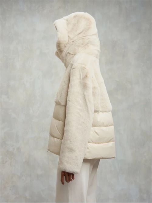 GIUBBETTO NYLON CON PELLICCIA ECO FANEVIL BLAUER | 25WBLDC02178907