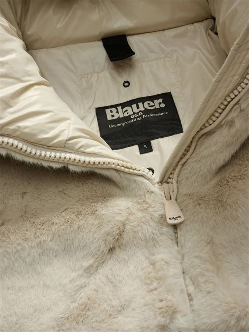 GIUBBETTO NYLON CON PELLICCIA ECO FANEVIL BLAUER | 25WBLDC02178907