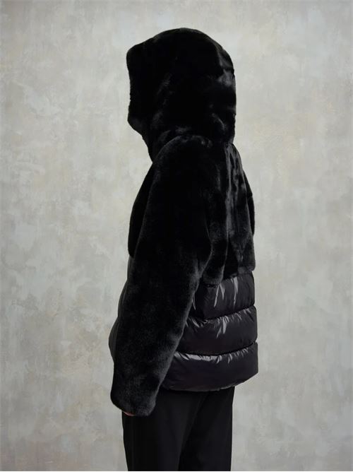 GIUBBETTO NYLON CON PELLICCIA ECO FANEVIL BLAUER | 25WBLDC02178999