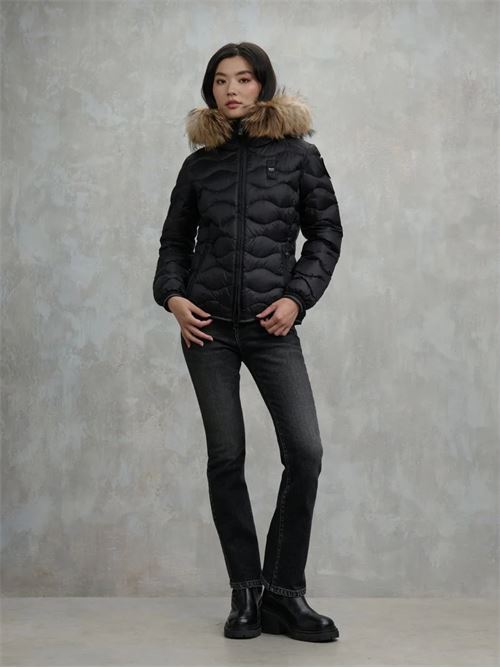 PIUMINO CON BORDO IN PELLICCIA ALDIE BLAUER | 25WBLDC03096999EI