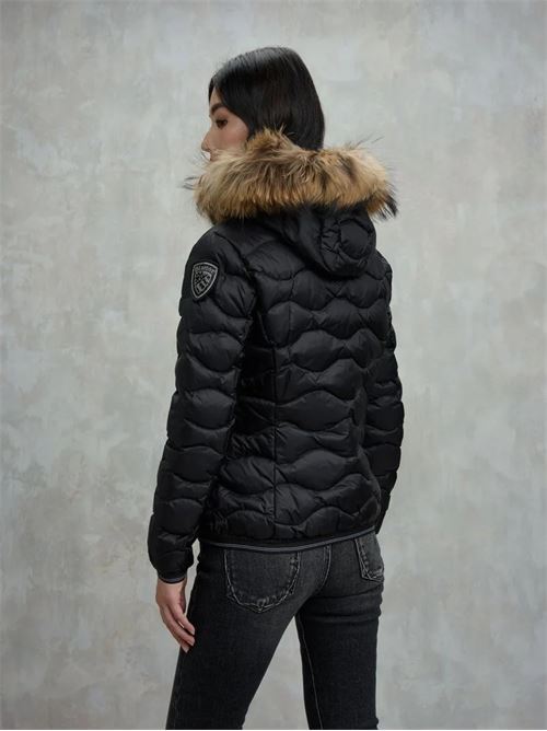 PIUMINO CON BORDO IN PELLICCIA ALDIE BLAUER | 25WBLDC03096999EI