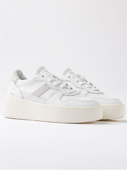 COURT PLATFORM VINTAGE CALF WHITE DATE | COURT W431WHITE