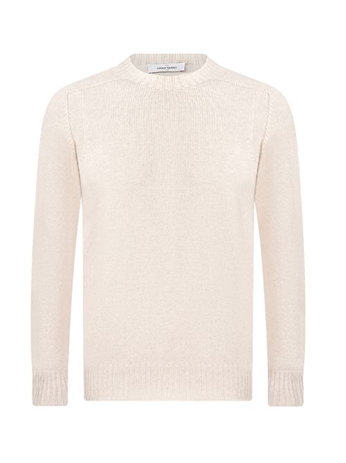 Maglia girocollo in lana Super Geelong GRANSASSO | 24157054