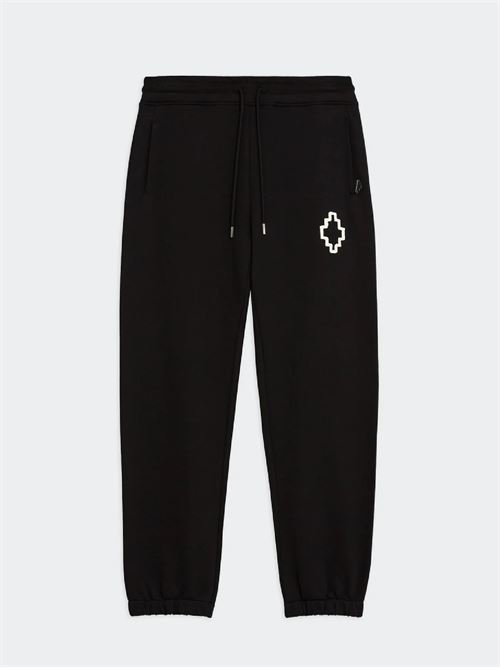 Pantaloni Con Logo Ricamato MARCELO BURLON | FP007NERO