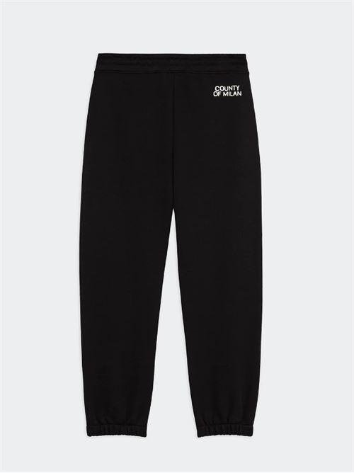 Pantaloni Con Logo Ricamato MARCELO BURLON | FP007NERO