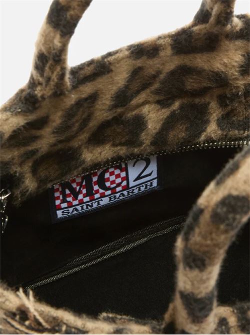 Borsa a mano Vanity Mini Felt leopardata MC2 | VANITY 00223I18EMB