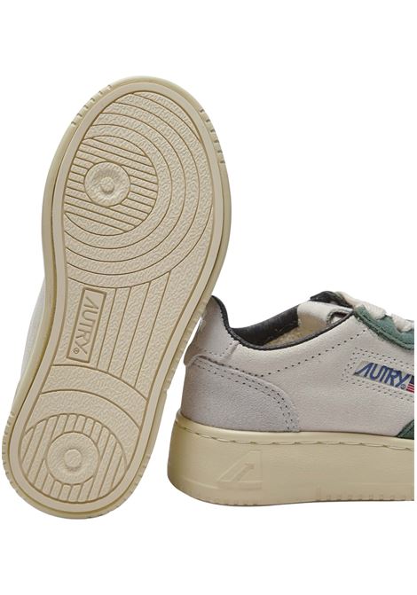 SNEAKERS MEDALIST LOW IN SUEDE COLORE LOFT BIANCO E VERDE AUTRY | KULK3U03VERDE