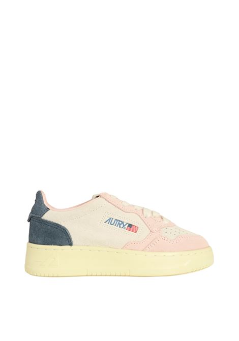 SNEAKERS MEDALIST LOW IN SUEDE ATLANTIC BIANCO E ROSEMARY AUTRY | KULK3U04ROSA