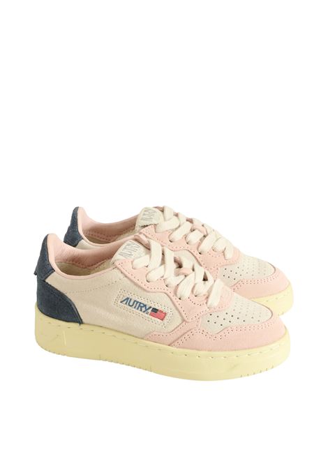 SNEAKERS MEDALIST LOW IN SUEDE ATLANTIC BIANCO E ROSEMARY AUTRY | KULK3U04ROSA