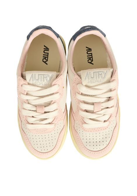 SNEAKERS MEDALIST LOW IN SUEDE ATLANTIC BIANCO E ROSEMARY AUTRY | KULK3U04ROSA