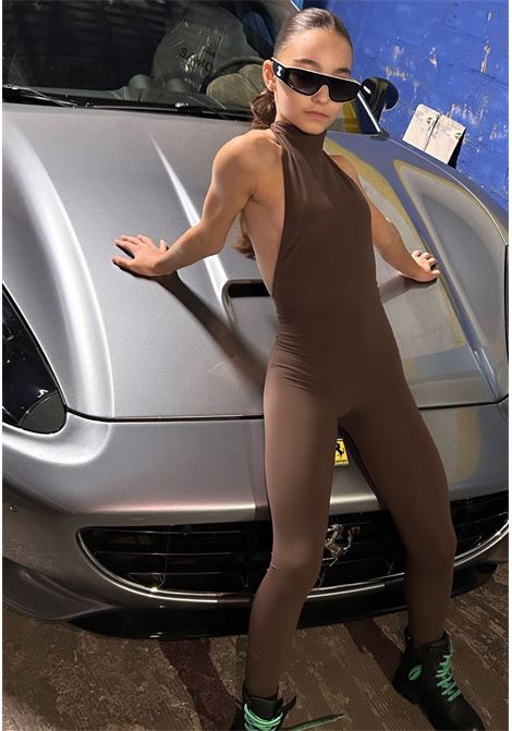 Jumpsuit bambina marrone ISLAND COCO | AB-ICJ27MARRONE