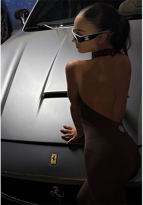 Jumpsuit bambina marrone ISLAND COCO | AB-ICJ27MARRONE